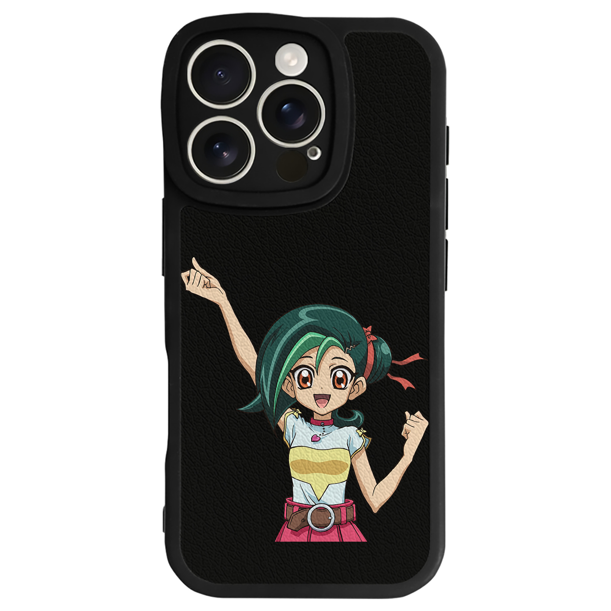 （画像用） 遊☆戯☆王 Yu-Gi-Oh! 【iPhone 16シリーズ対応】シリコンスマホケース（レザー調） 材質：シリコン